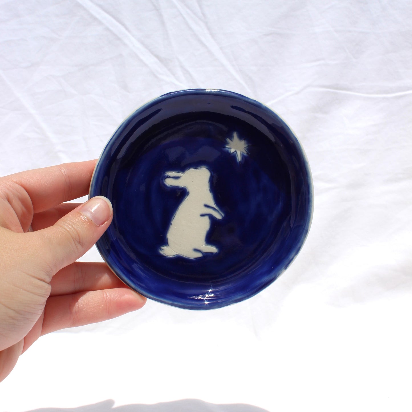 Sapphire Bunny Dish