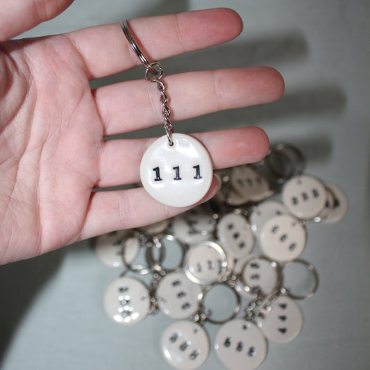 Angel Number Keyrings