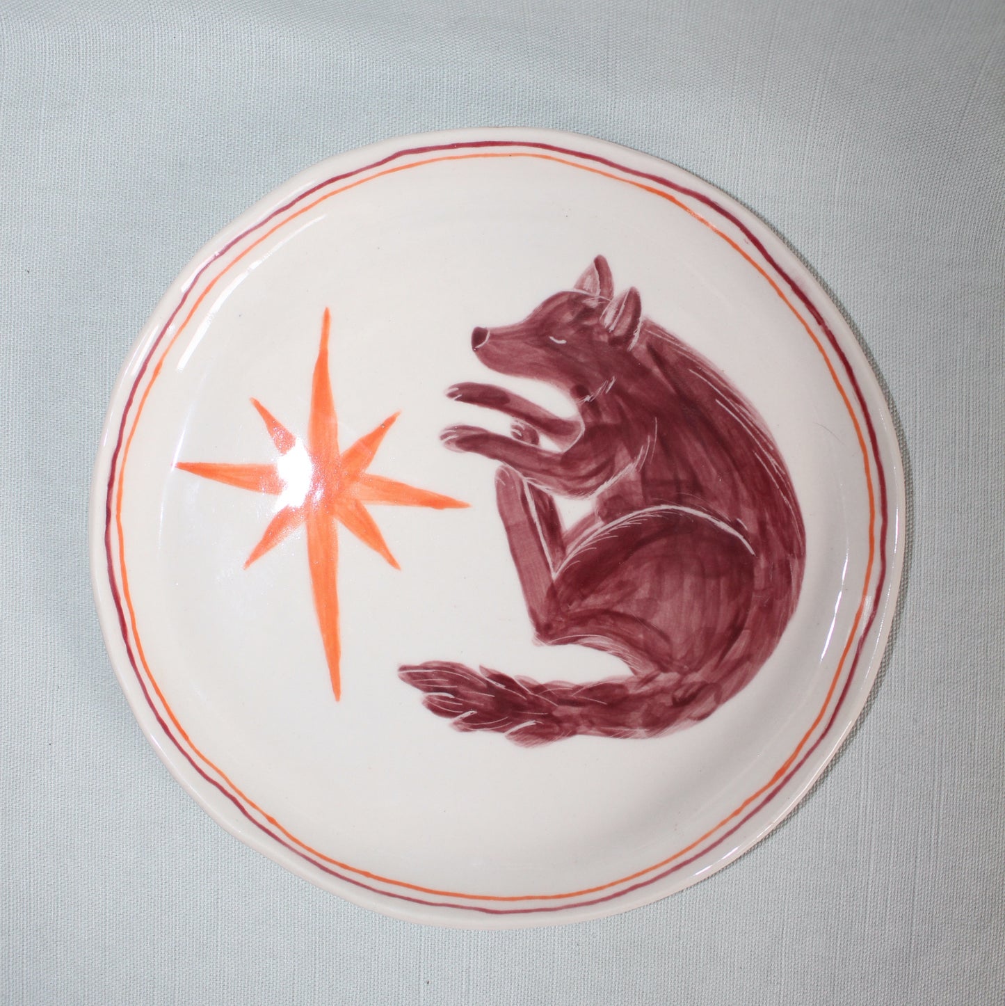 Dreaming Fox Plate