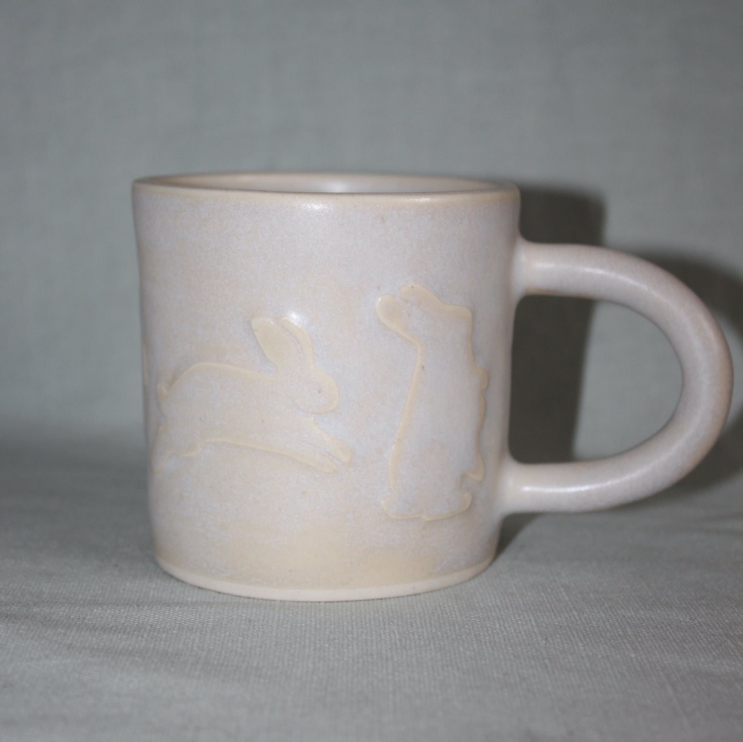 Sandstone Running Bunny Mug SAMPLE