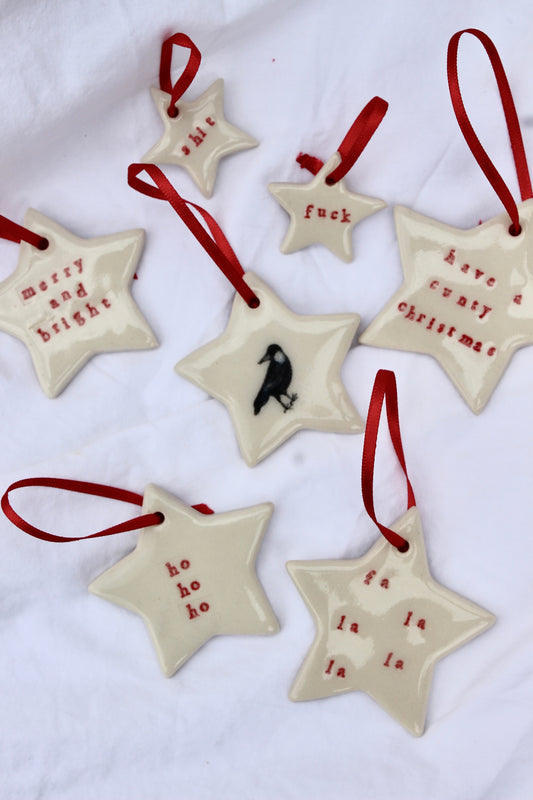 *PRE ORDER* Medium Bird Ceramic Christmas Decoration