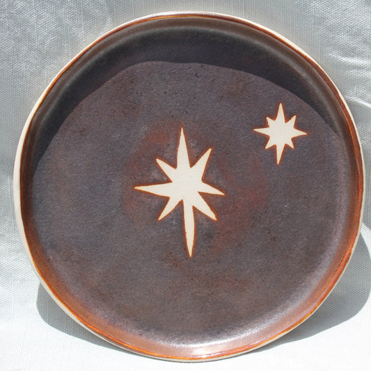 Espresso Star Plate