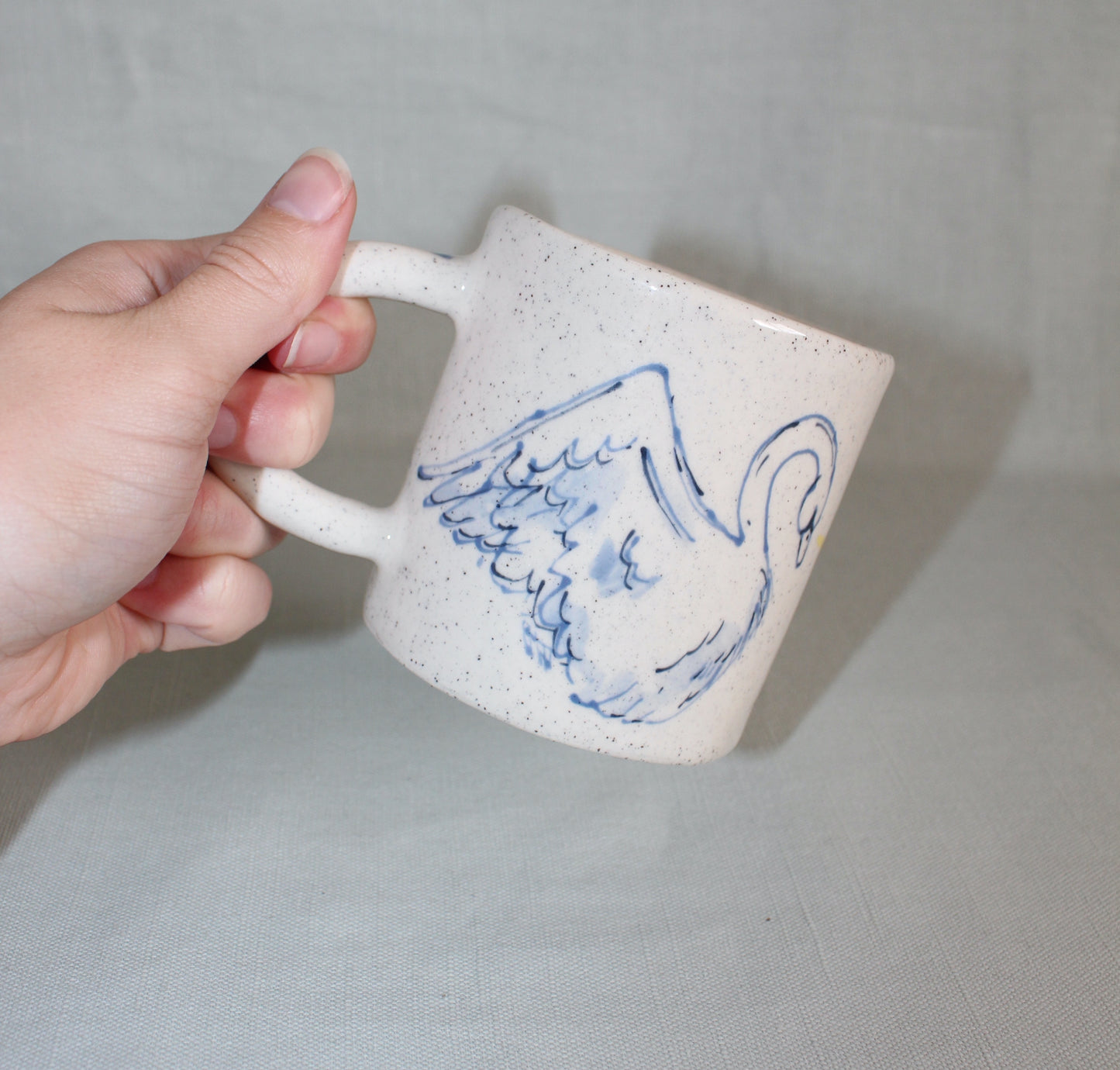 Gemini Swan Mug