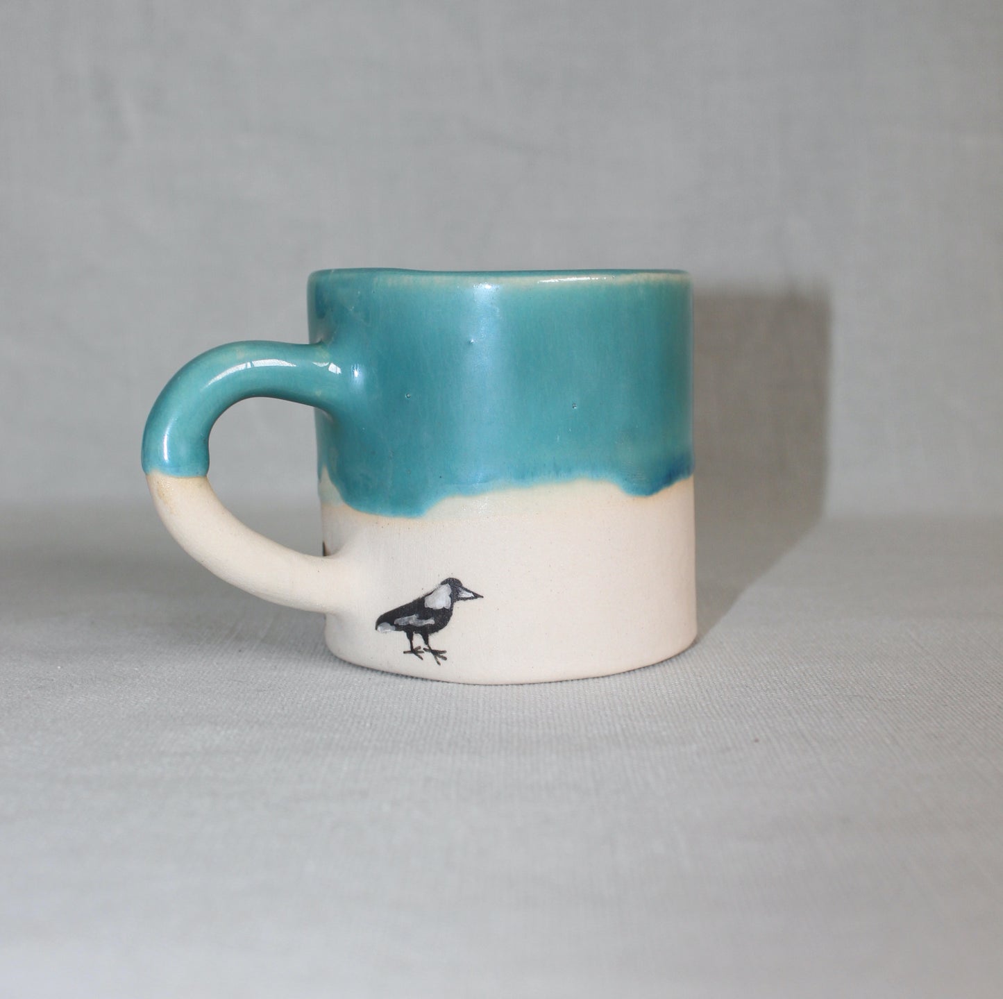 Teal Maggie Espresso Mug