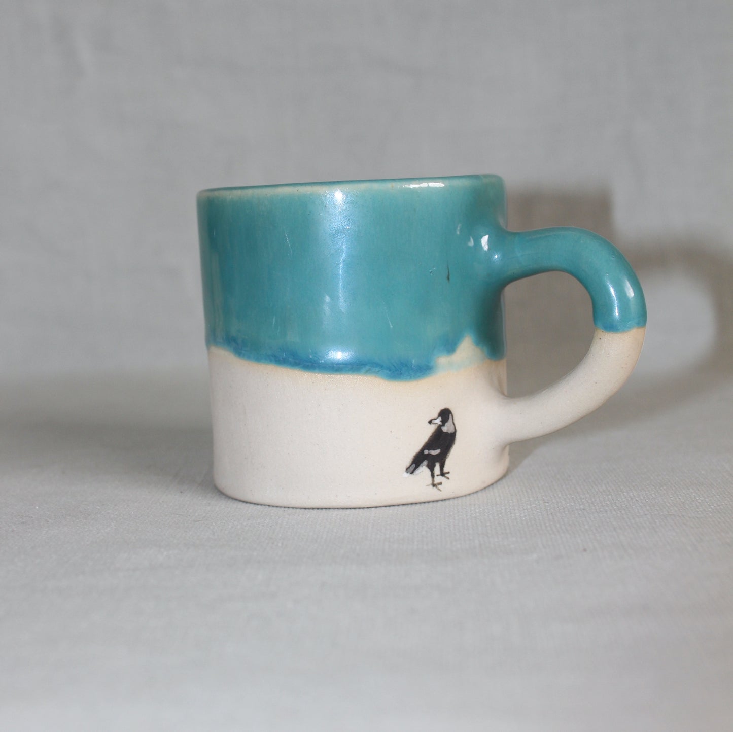 Teal Maggie Espresso Mug