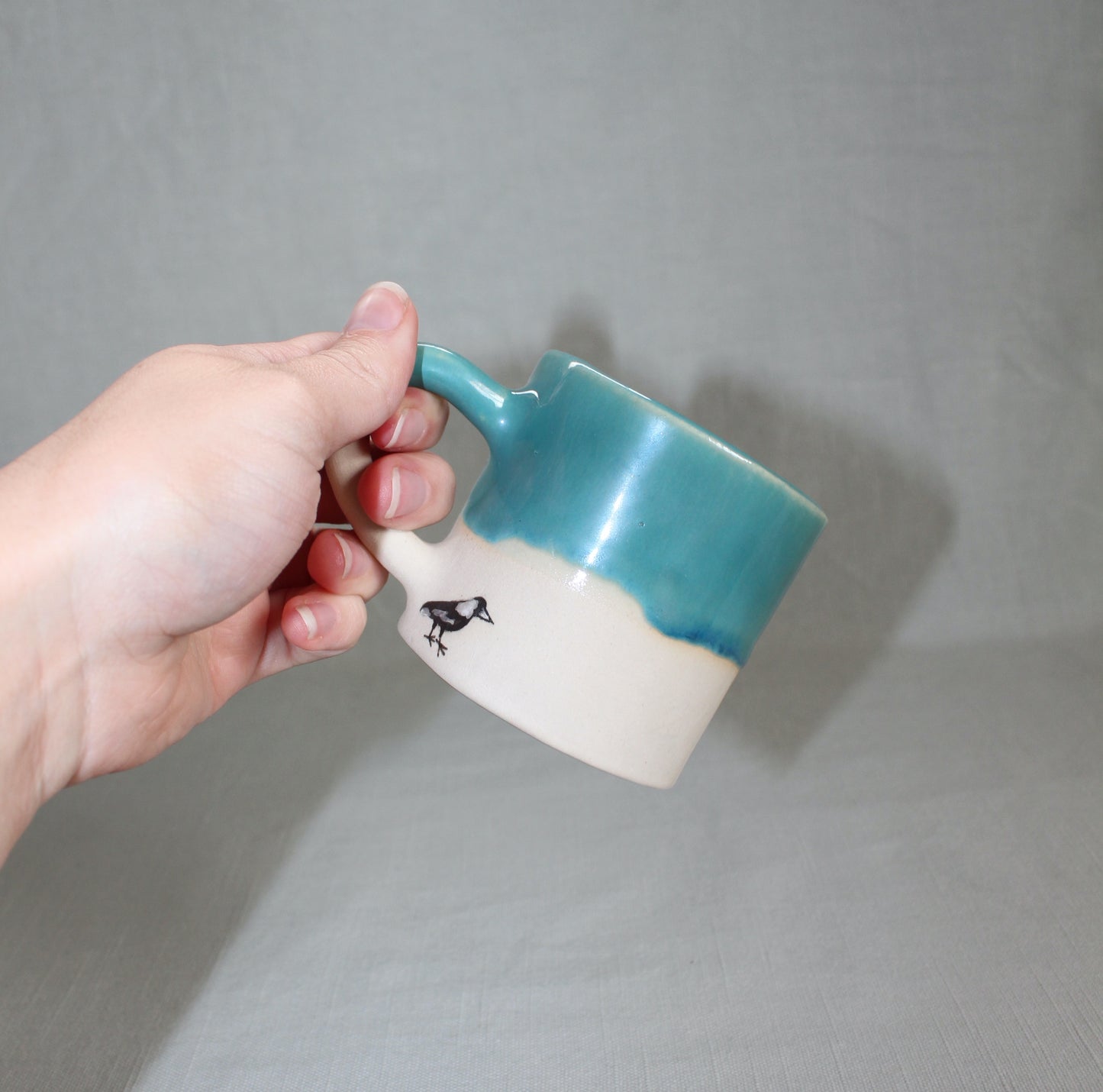 Teal Maggie Espresso Mug