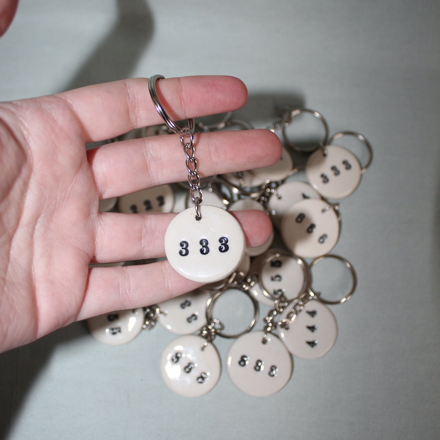 Angel Number Keyrings