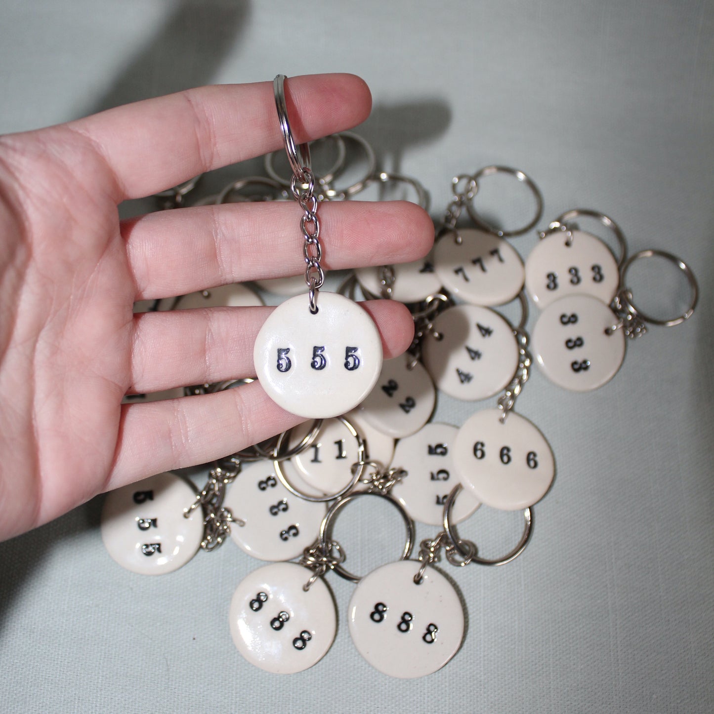 Angel Number Keyrings