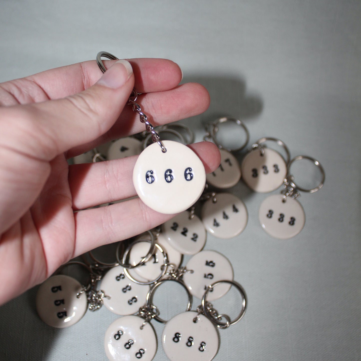 Angel Number Keyrings