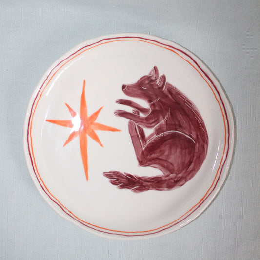 Dreaming Fox Plate