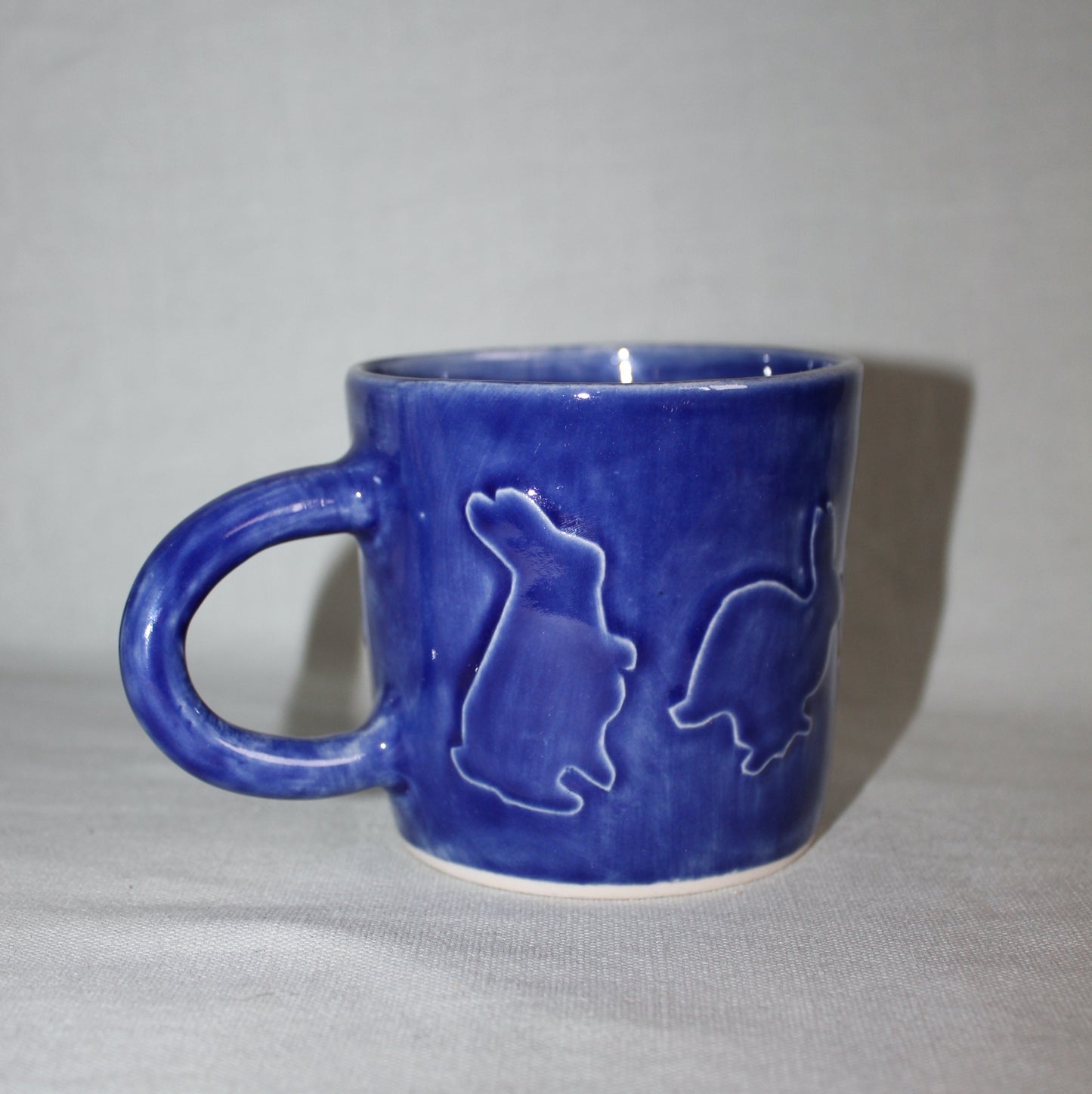 Sapphire Running Bunny Mug SAMPLE