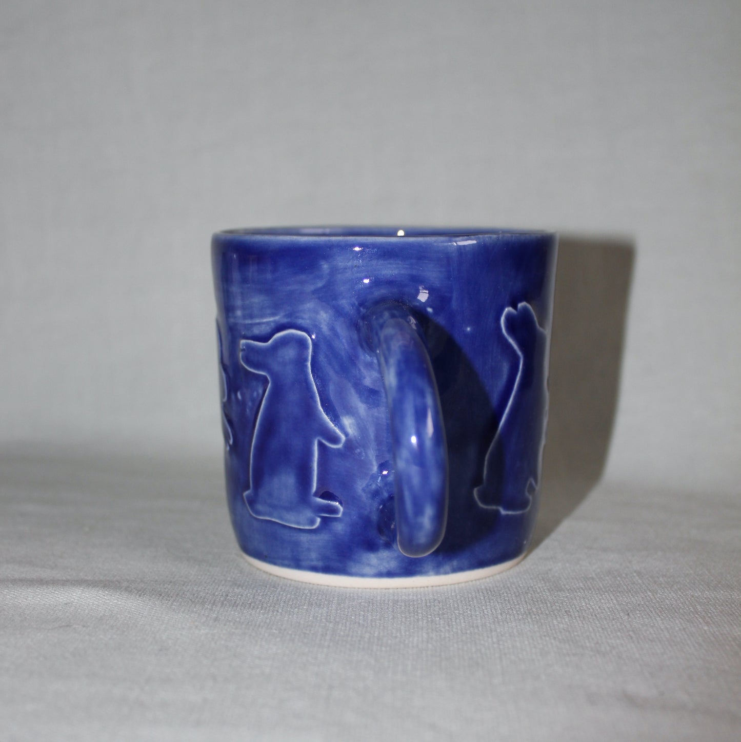 Sapphire Running Bunny Mug SAMPLE