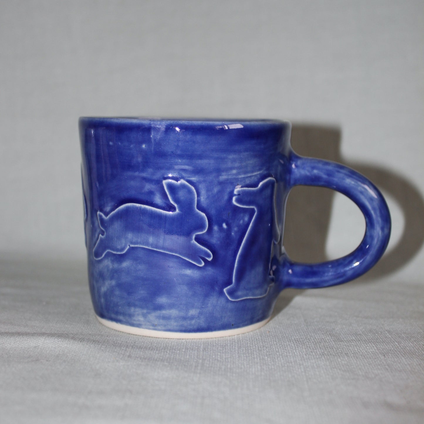 Sapphire Running Bunny Mug SAMPLE