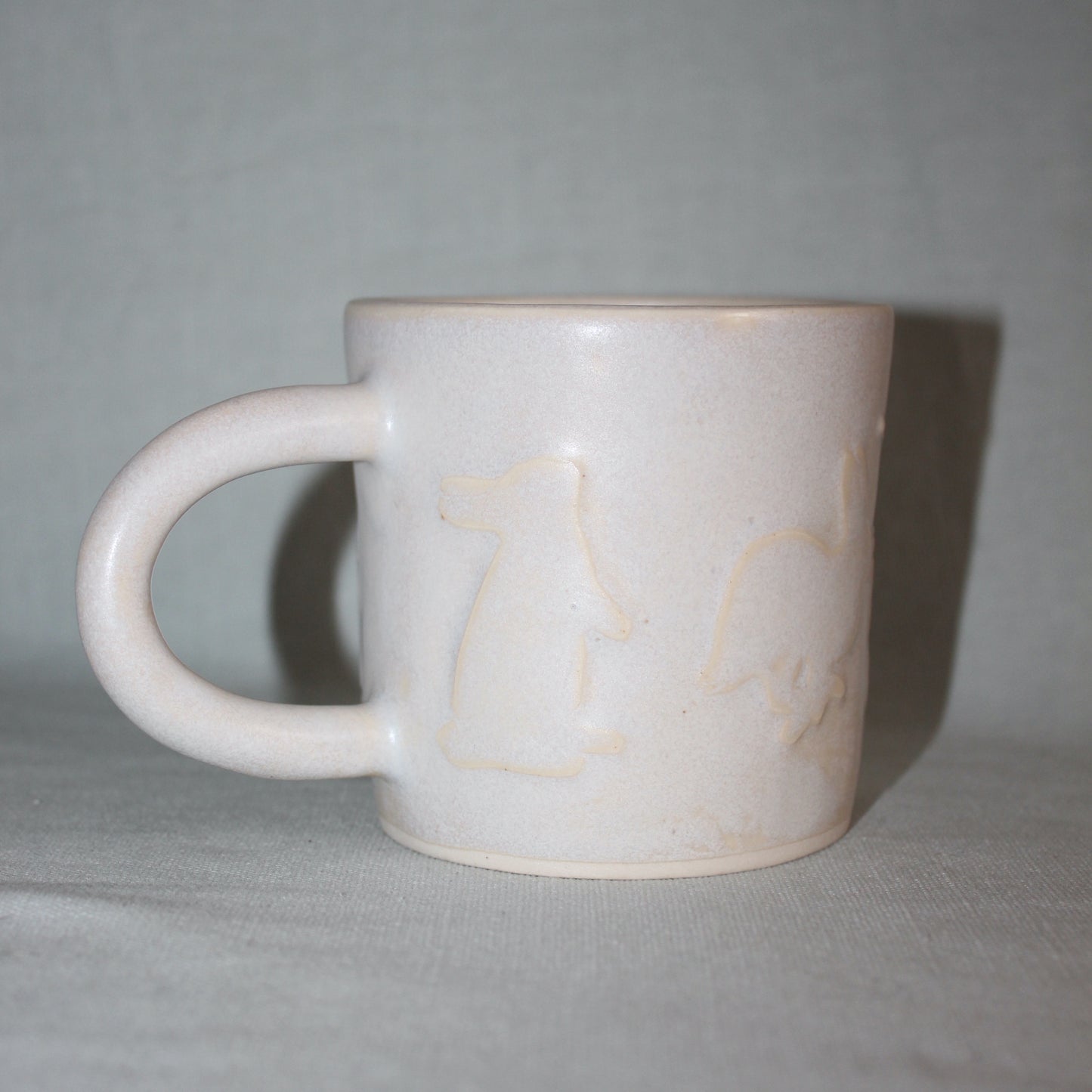 Sandstone Running Bunny Mug SAMPLE