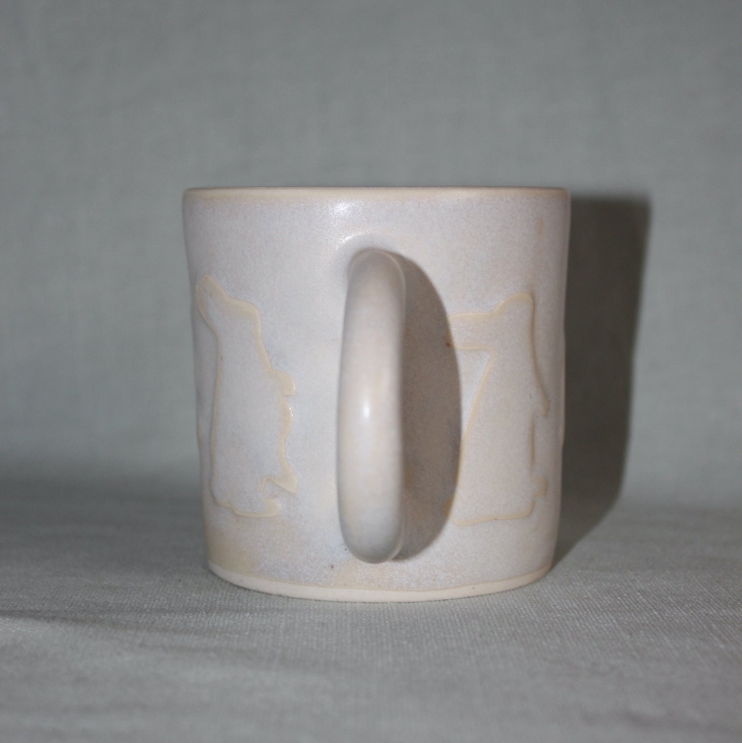 Sandstone Running Bunny Mug SAMPLE