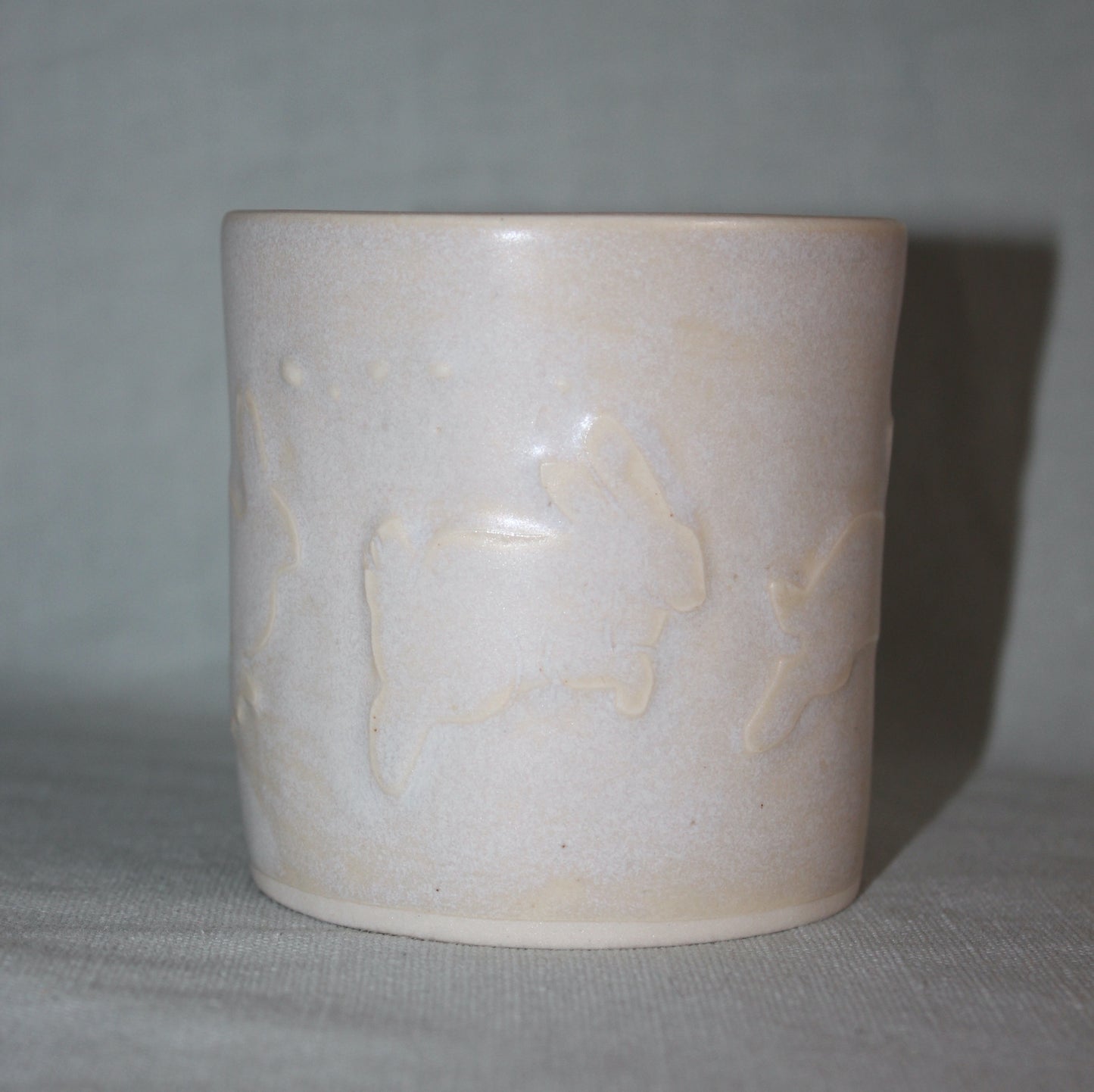 Sandstone Running Bunny Mug SAMPLE
