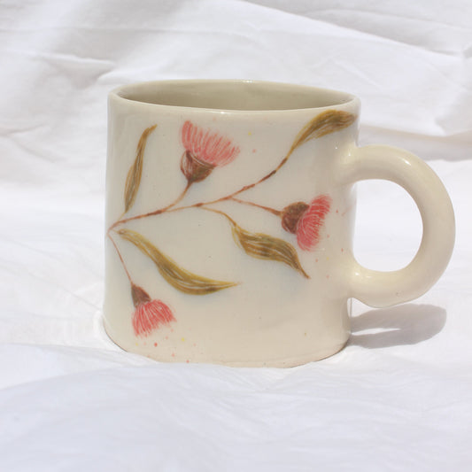 Pink Flowering Gum Mug Large