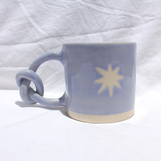 Lavender Pretzel Mug