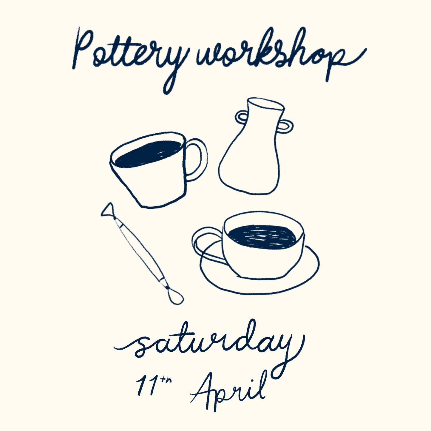 Beginners Handbuilding Mug Workshop: 11th April - Yungaburra